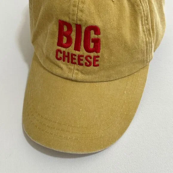 Murray’s Big Cheese Adams Upscale Cotton Dad Golf Hat Baseball Cap Leather Strap - Picture 3 of 12